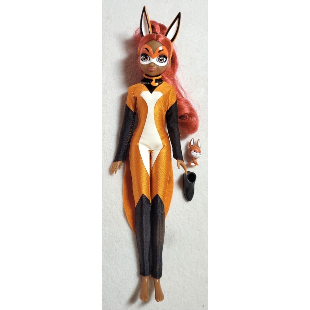 Miraculous Ladybug Rena Rouge Doll & Trixx Fox Kwami of illusion And Accessories